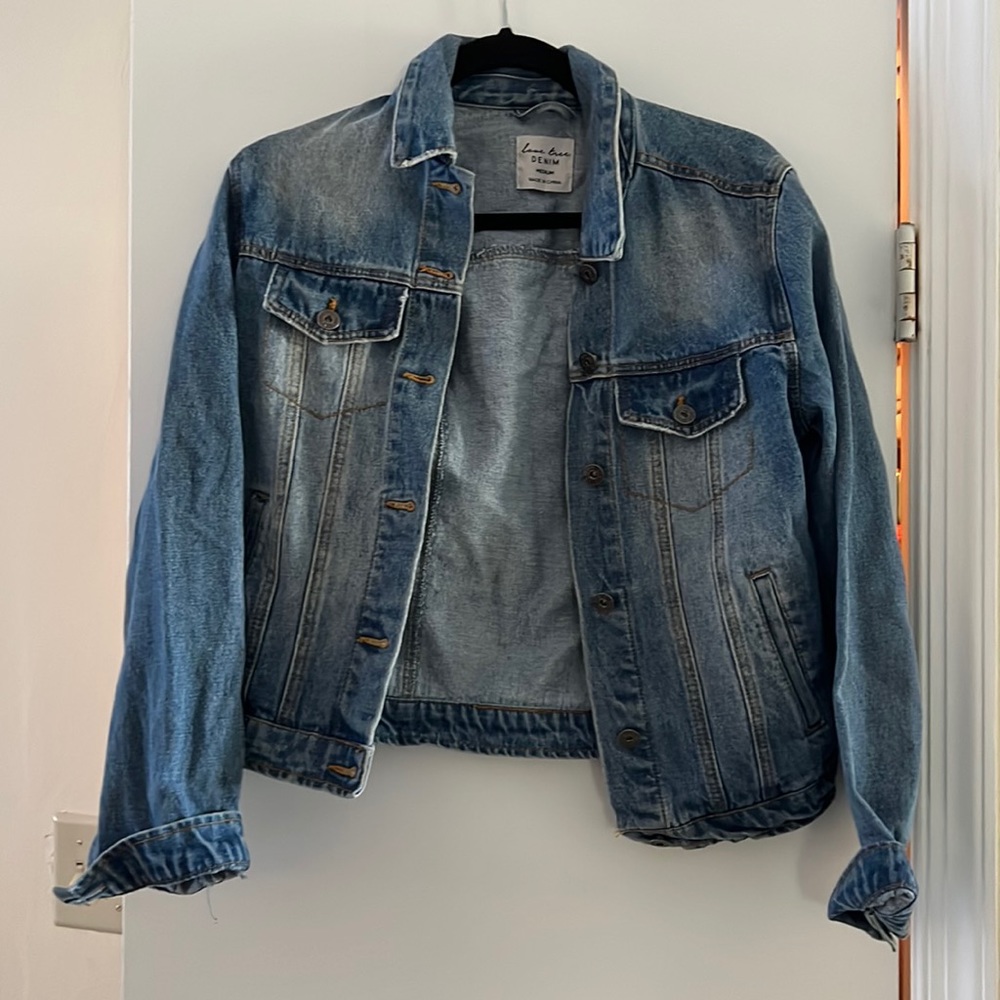 Love tree denim jacket